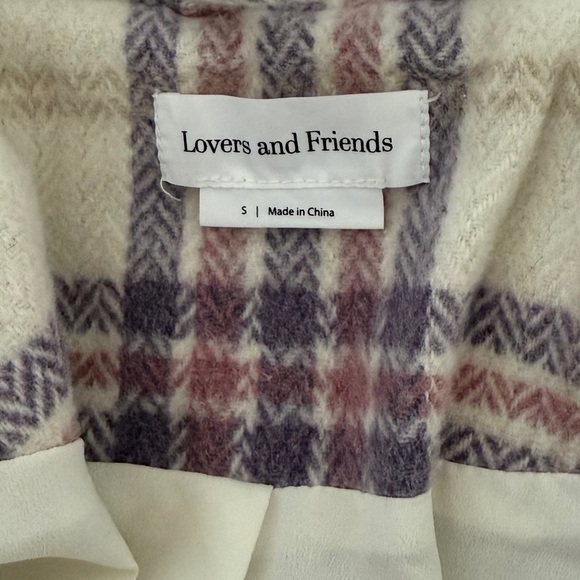 Lovers + Friends Simon Shacket in Pink Plaid – Size S – Sold out at Revolve - Picture 3 of 7